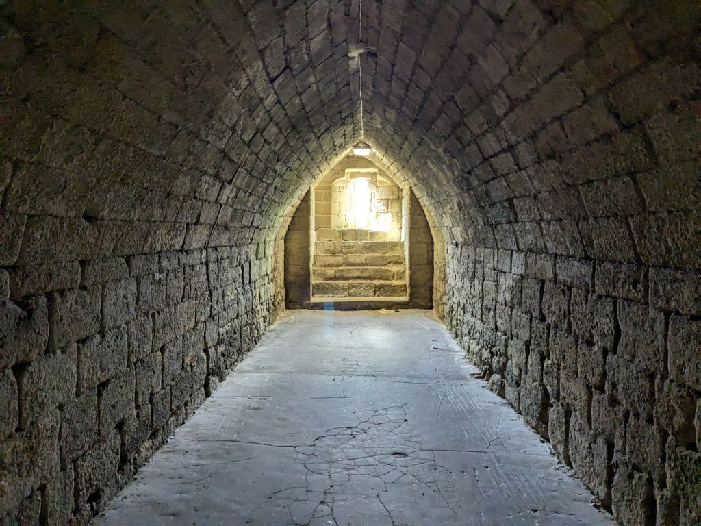 Warkworth Castle - Cellar