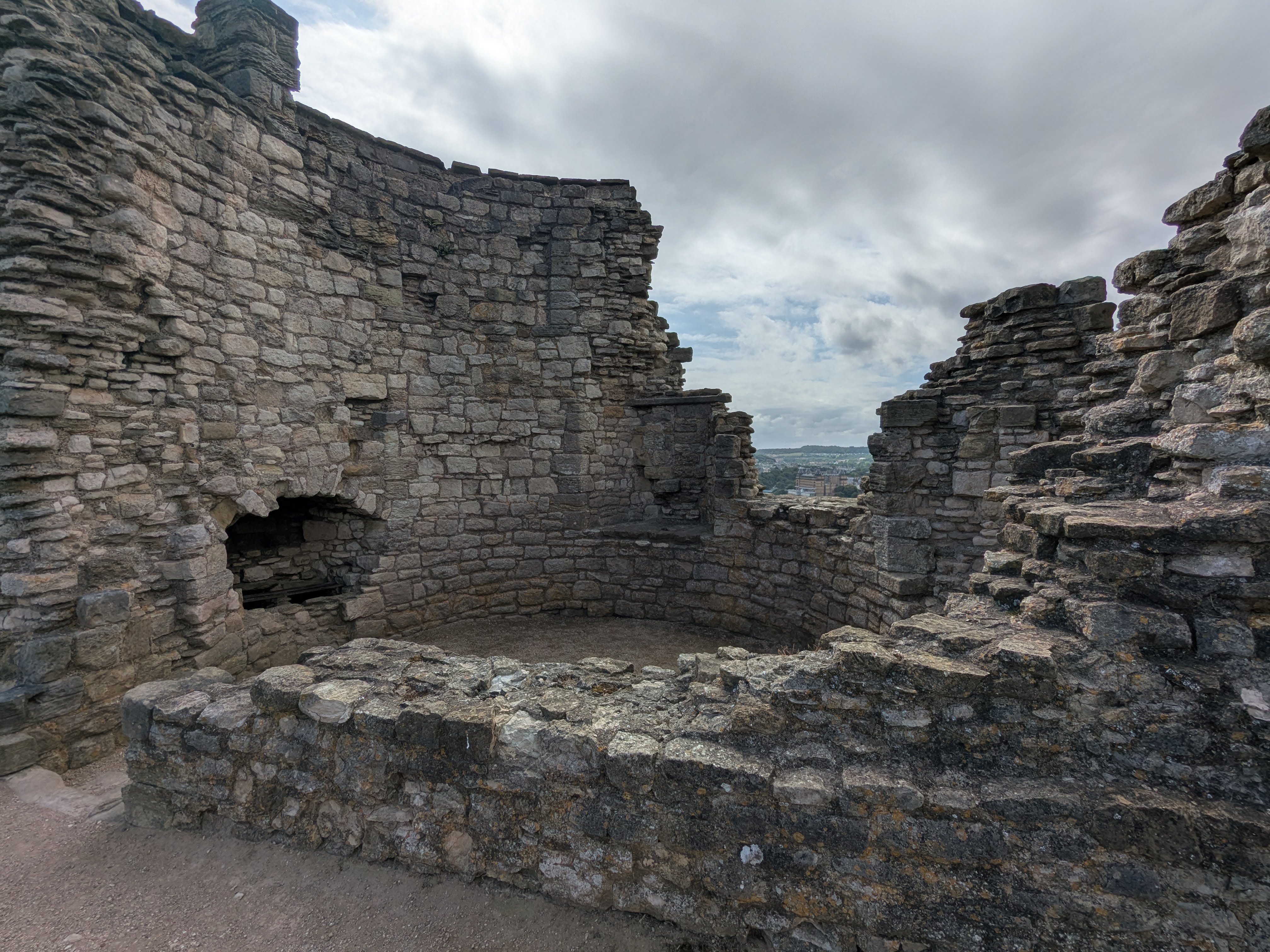 Scarborough Castle - Curtain Wall - Tower