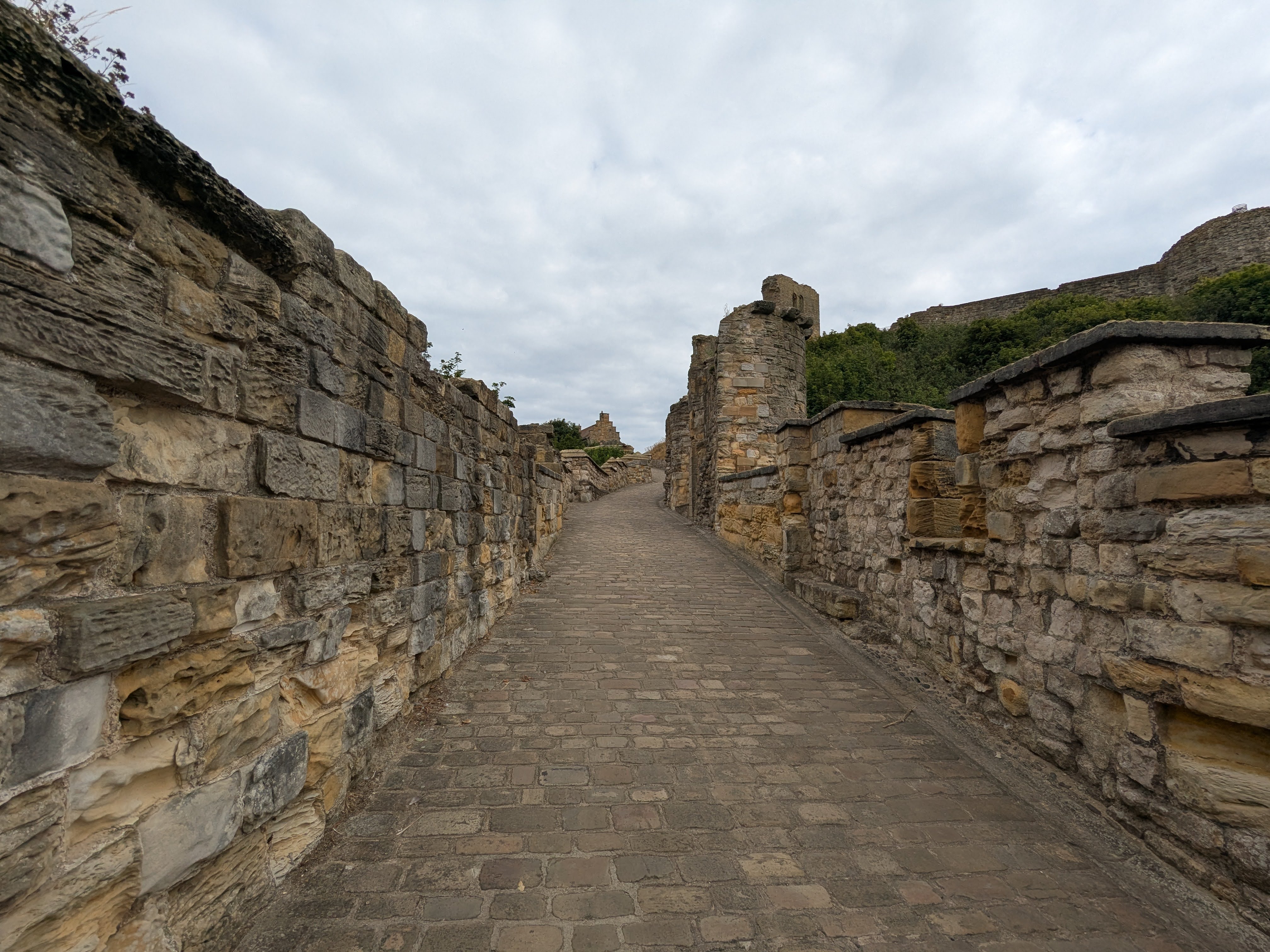 Scarborough Castle - Barbican Bridge