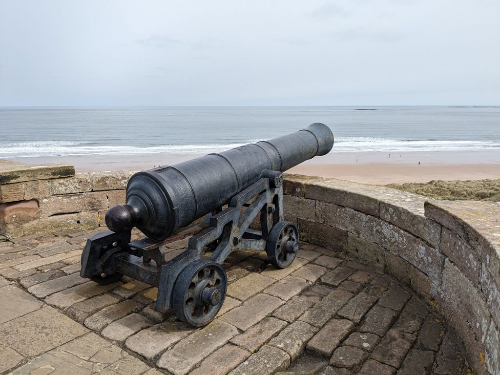 Bamburgh Castle - Cannon