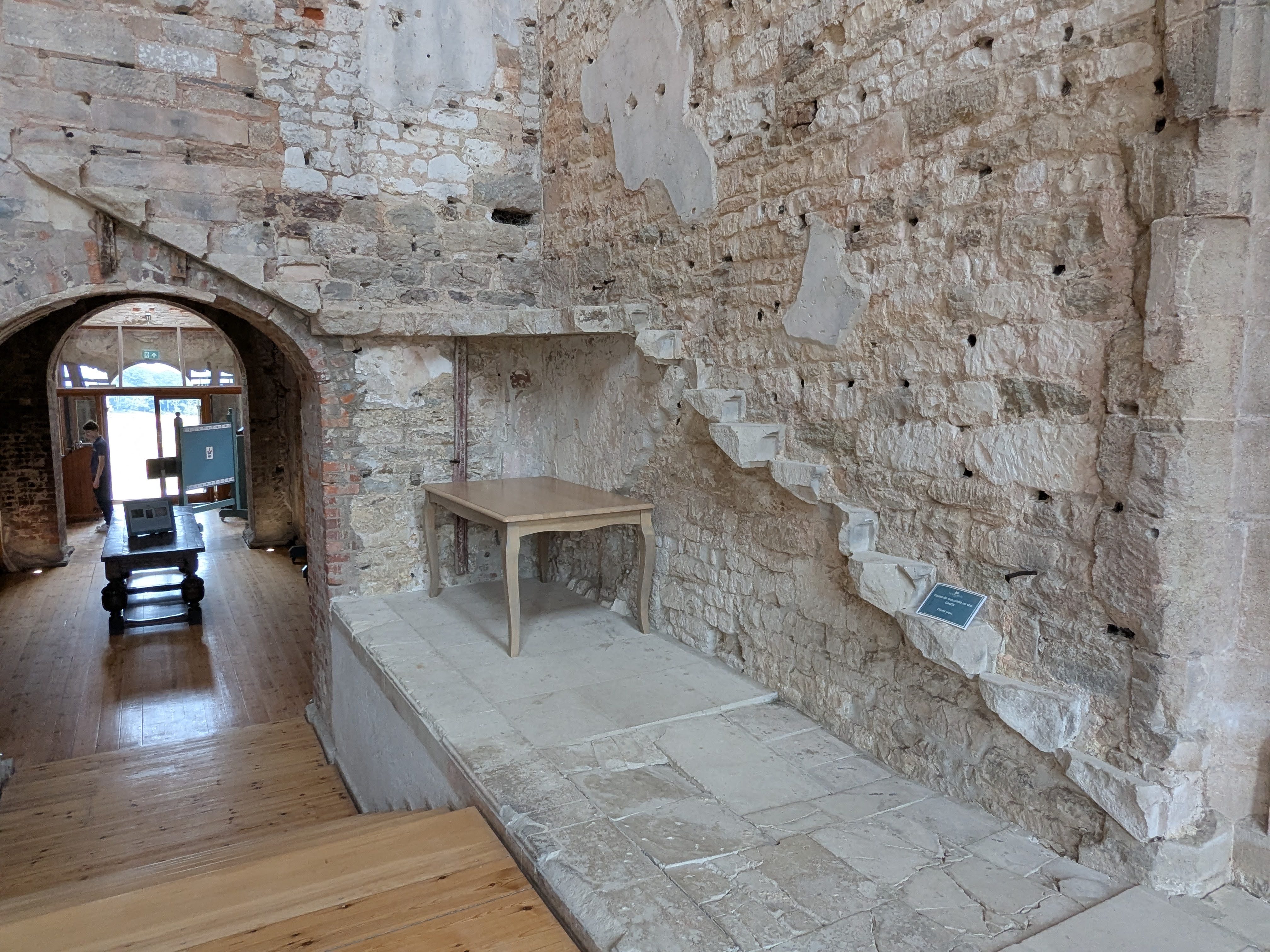 Lulworth Castle - Main Stairs - Remains