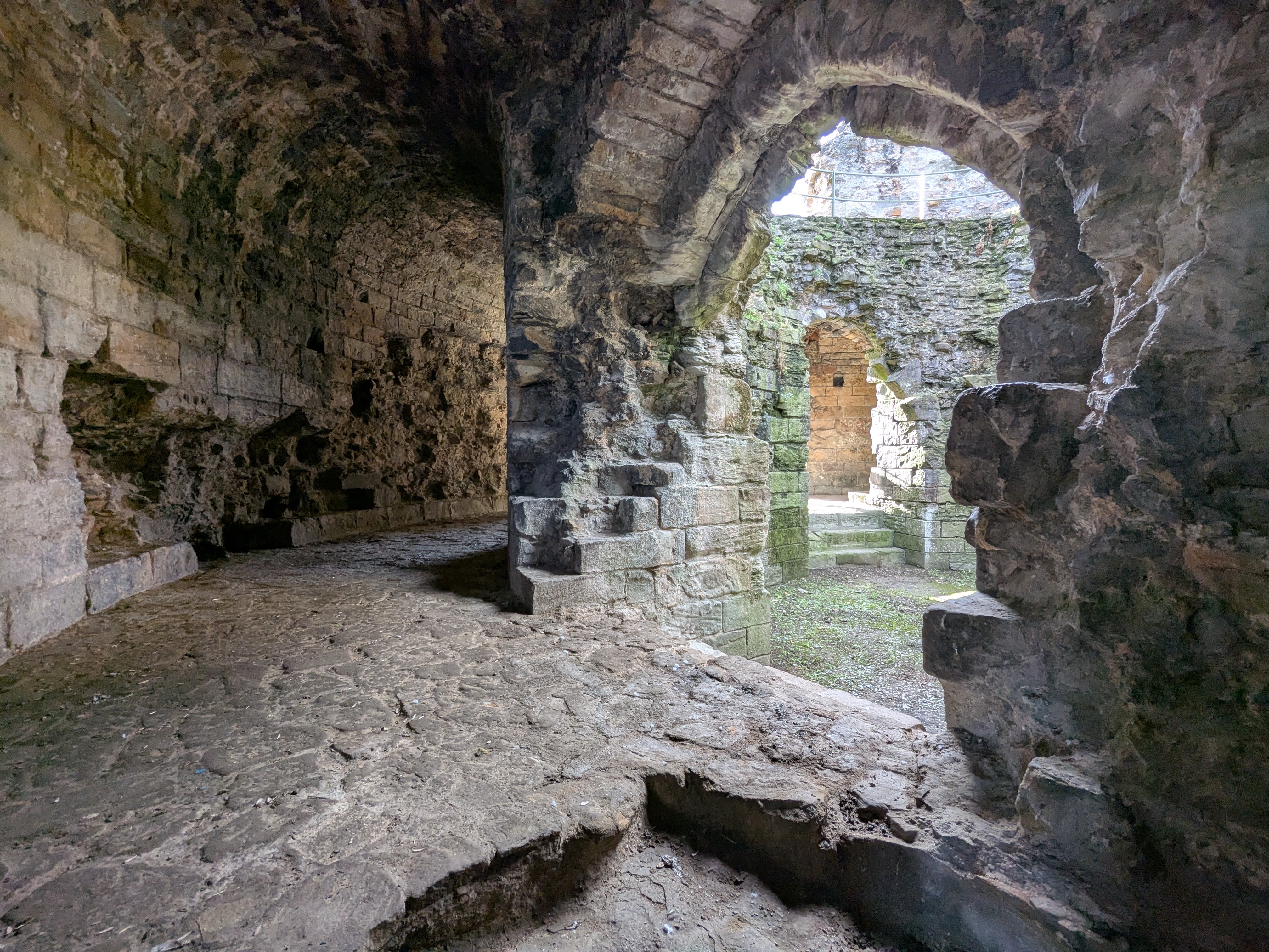 Flint Castle - Great Tower - Inside