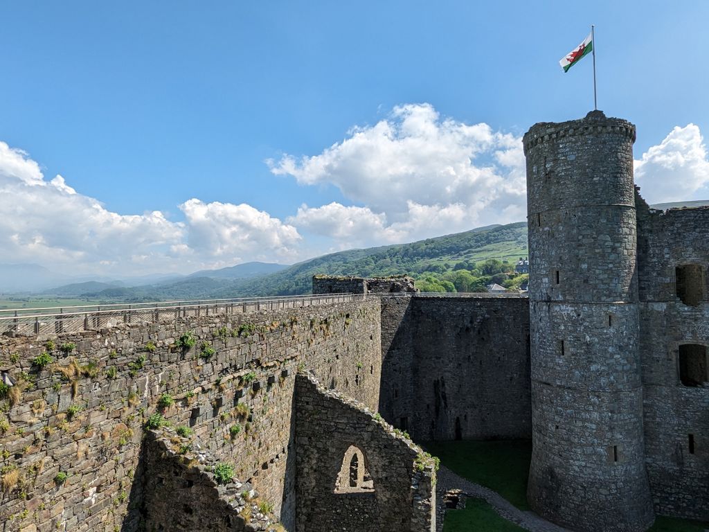 Harlech Castle - Battlements