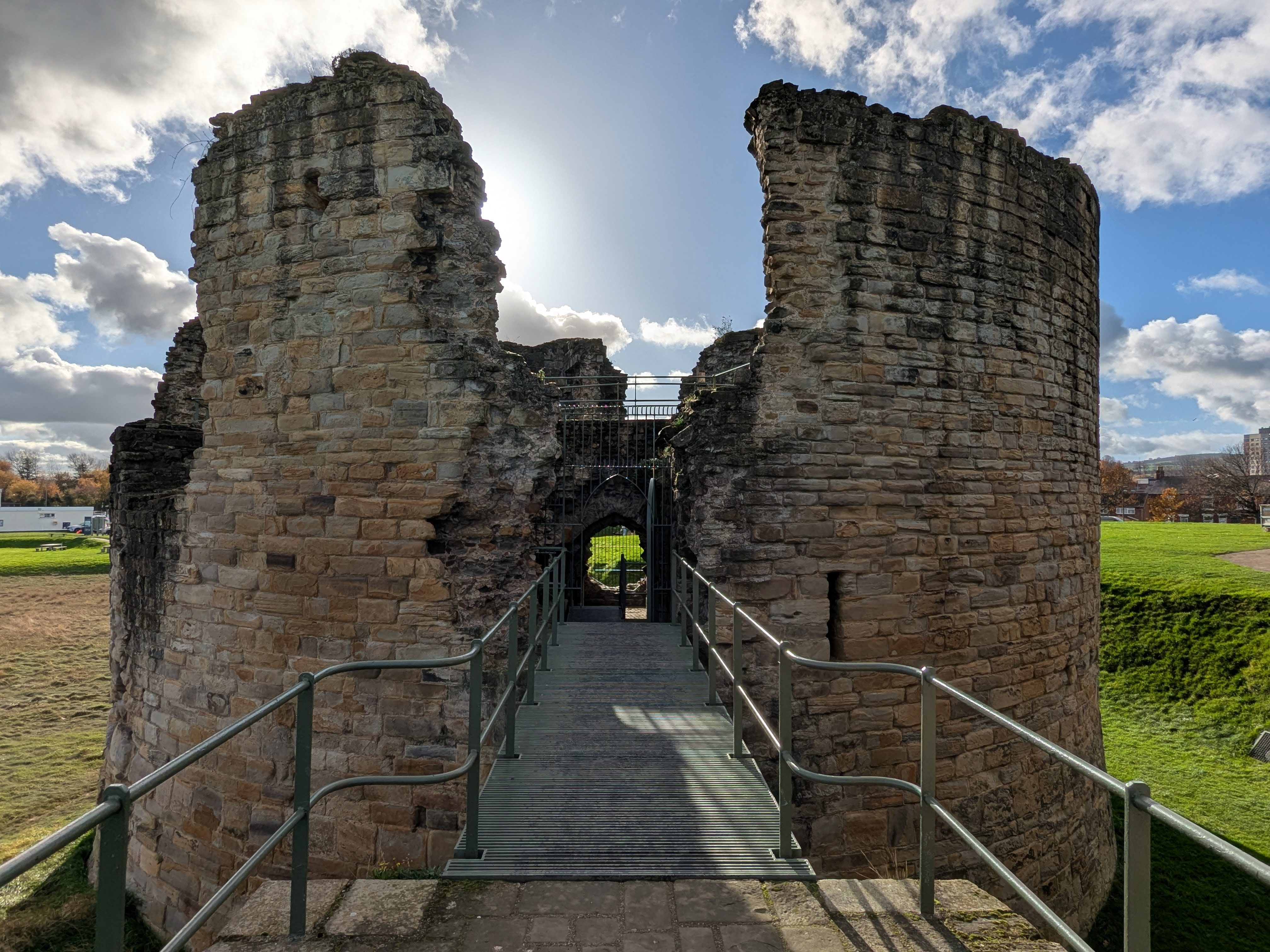 Flint Castle - Great Tower - Bridge
