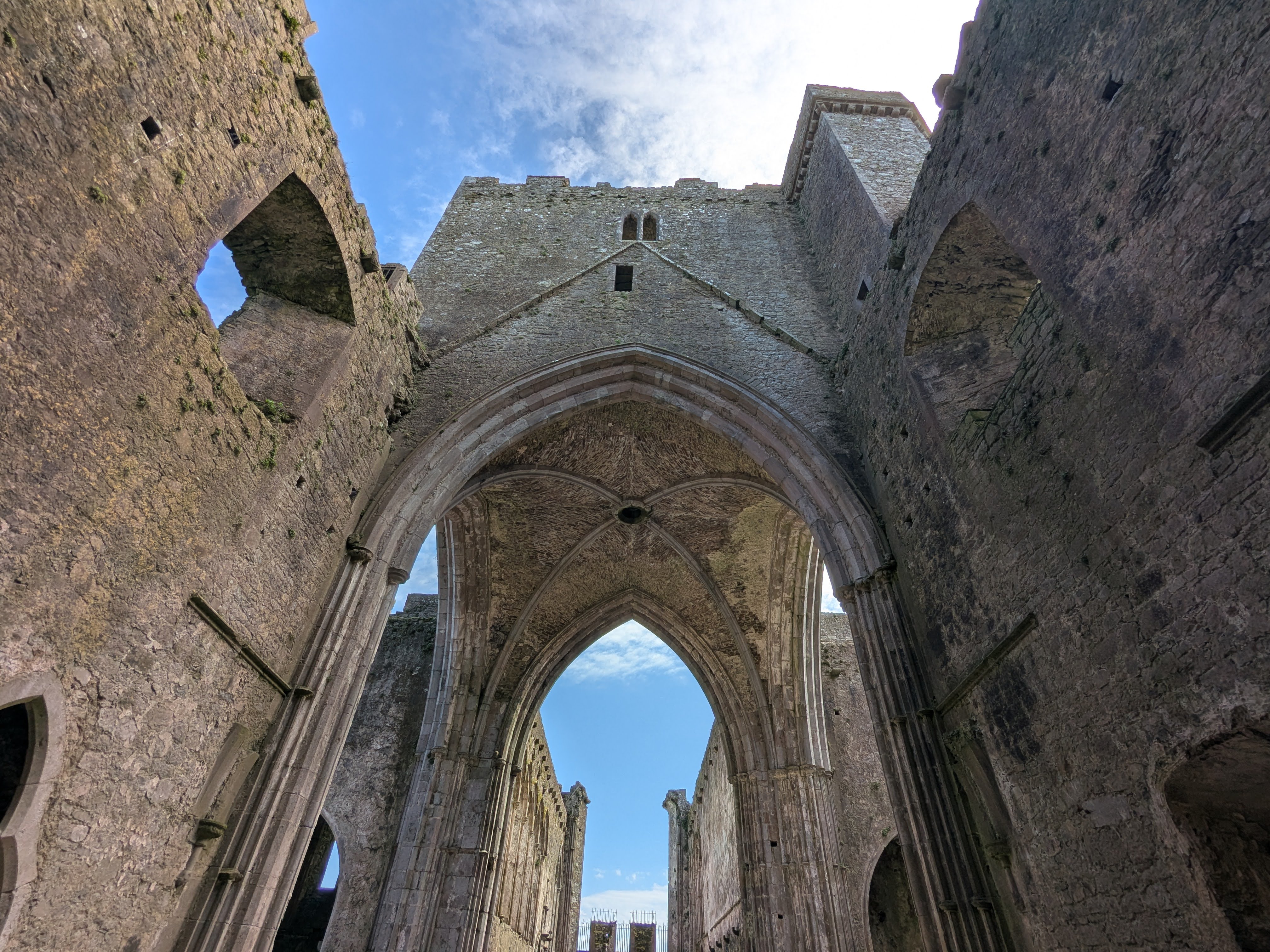 Rock Of Cashel - Cathedral - Tower Over Crossing