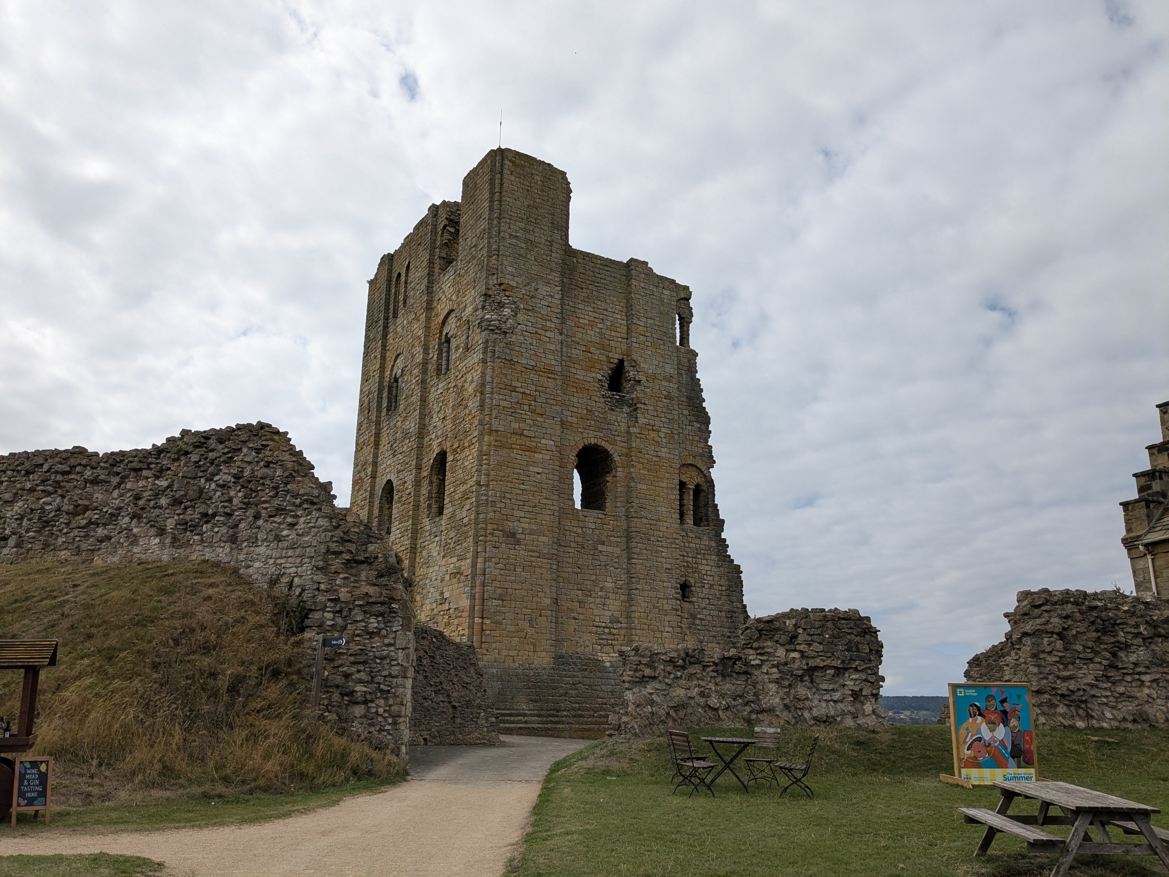 Scarborough Castle - Keep - North