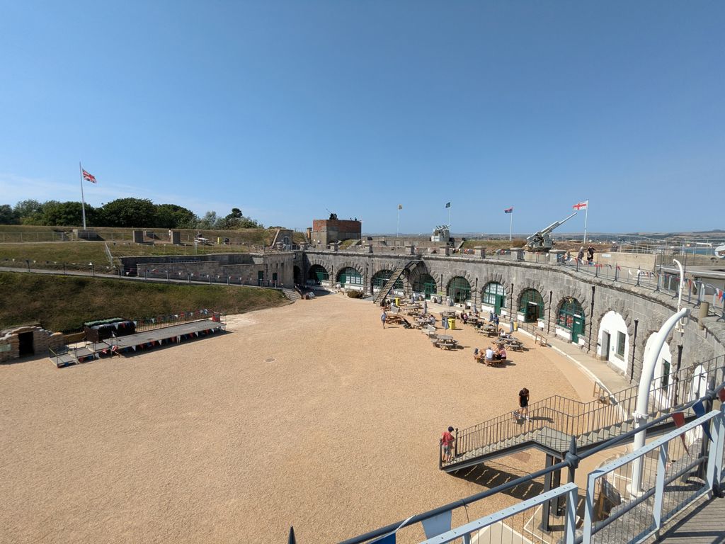Nothe Fort - Courtyard 1