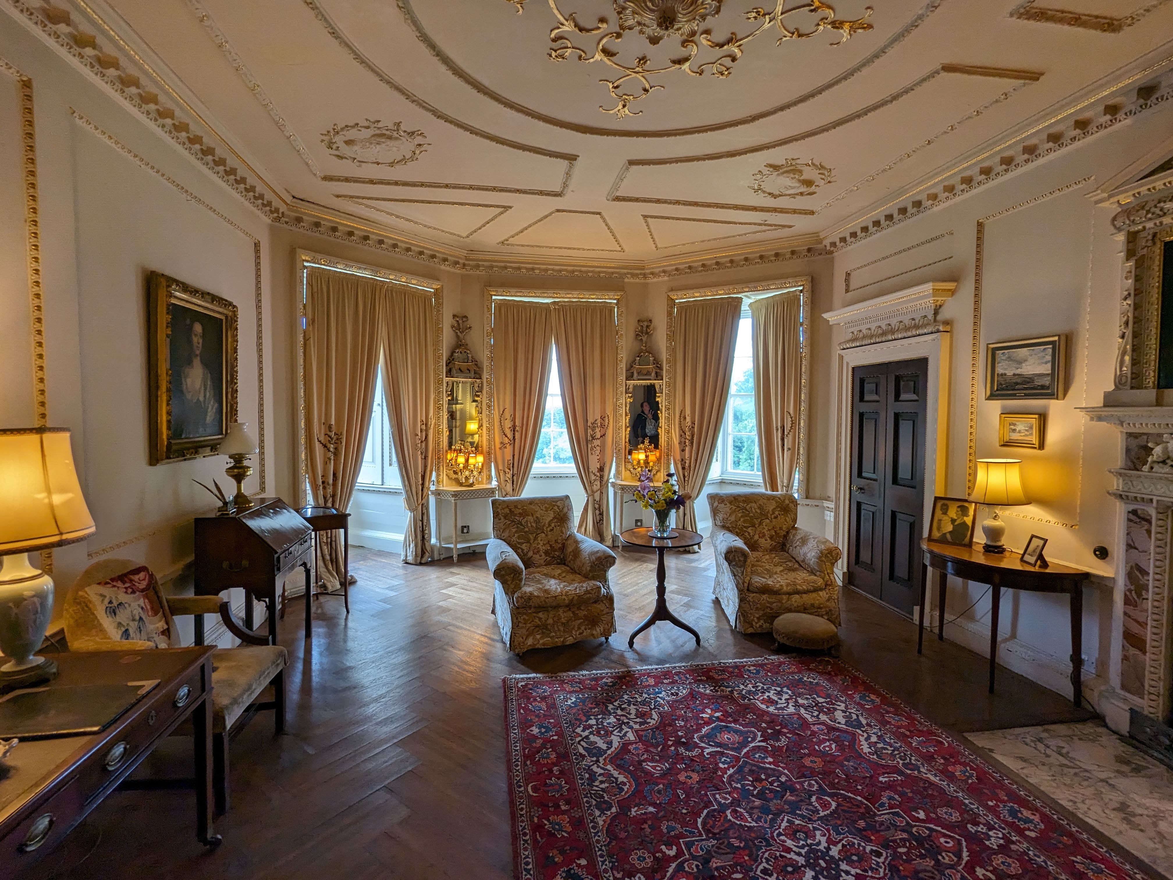 Picton Castle - White And Gold Drawing Room