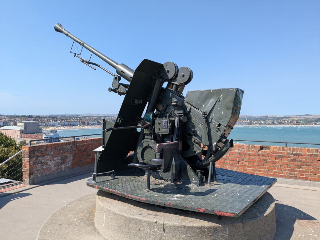 Nothe Fort - Bofors AA Gun