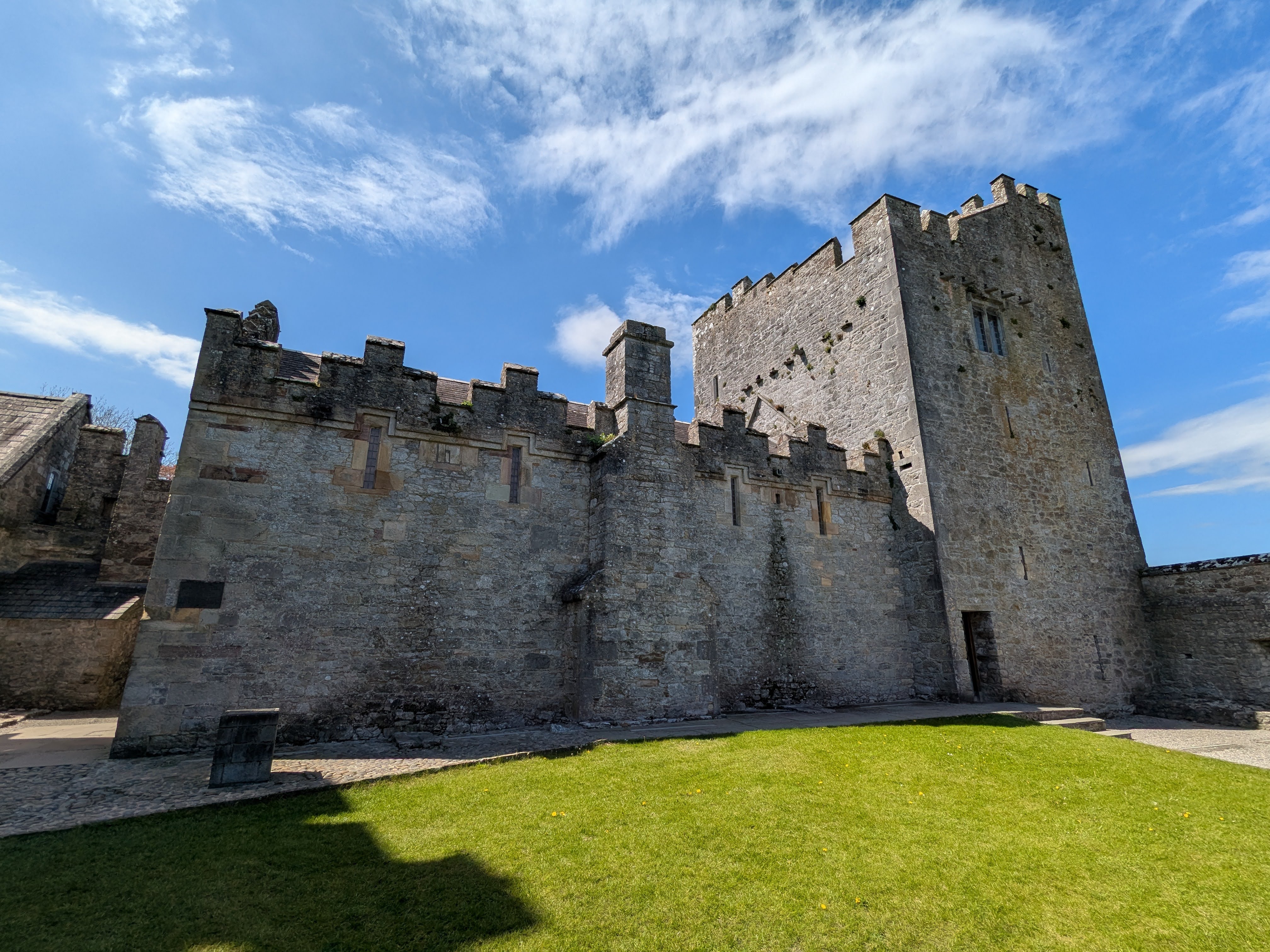 Cahir Castle - Hall And North West Tower