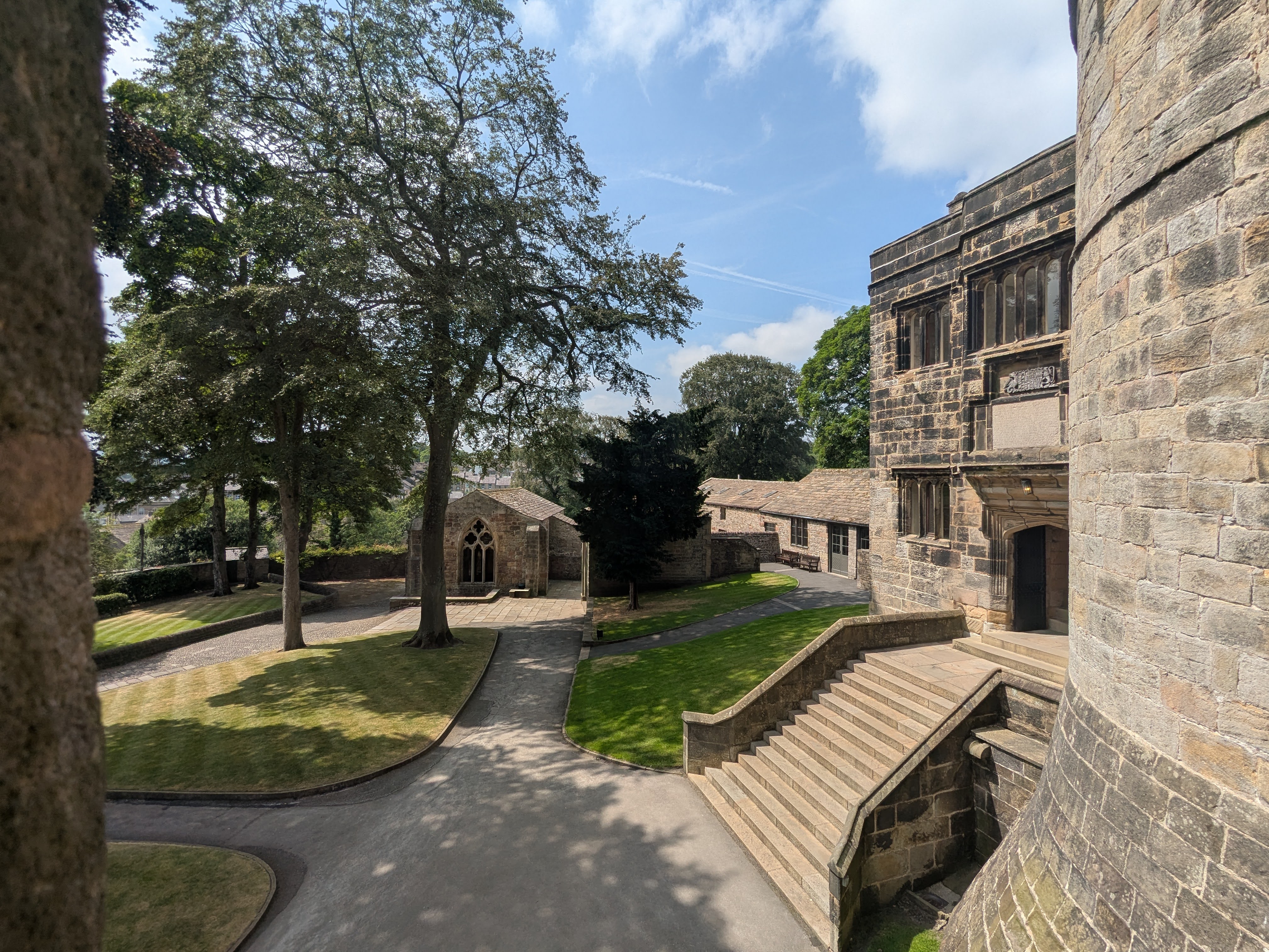 Skipton Castle - Overlooking Main Entrance