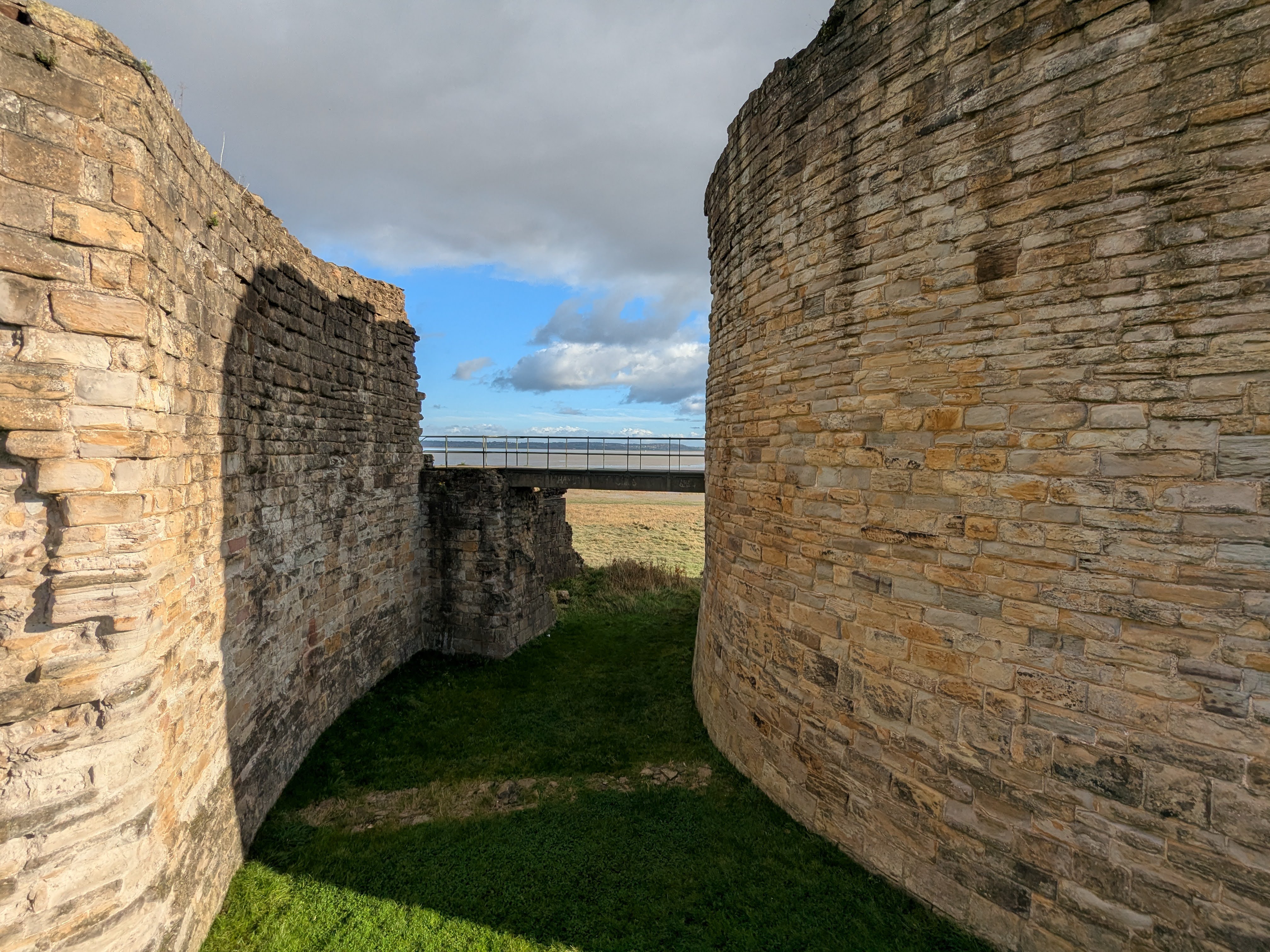 Flint Castle - Moat
