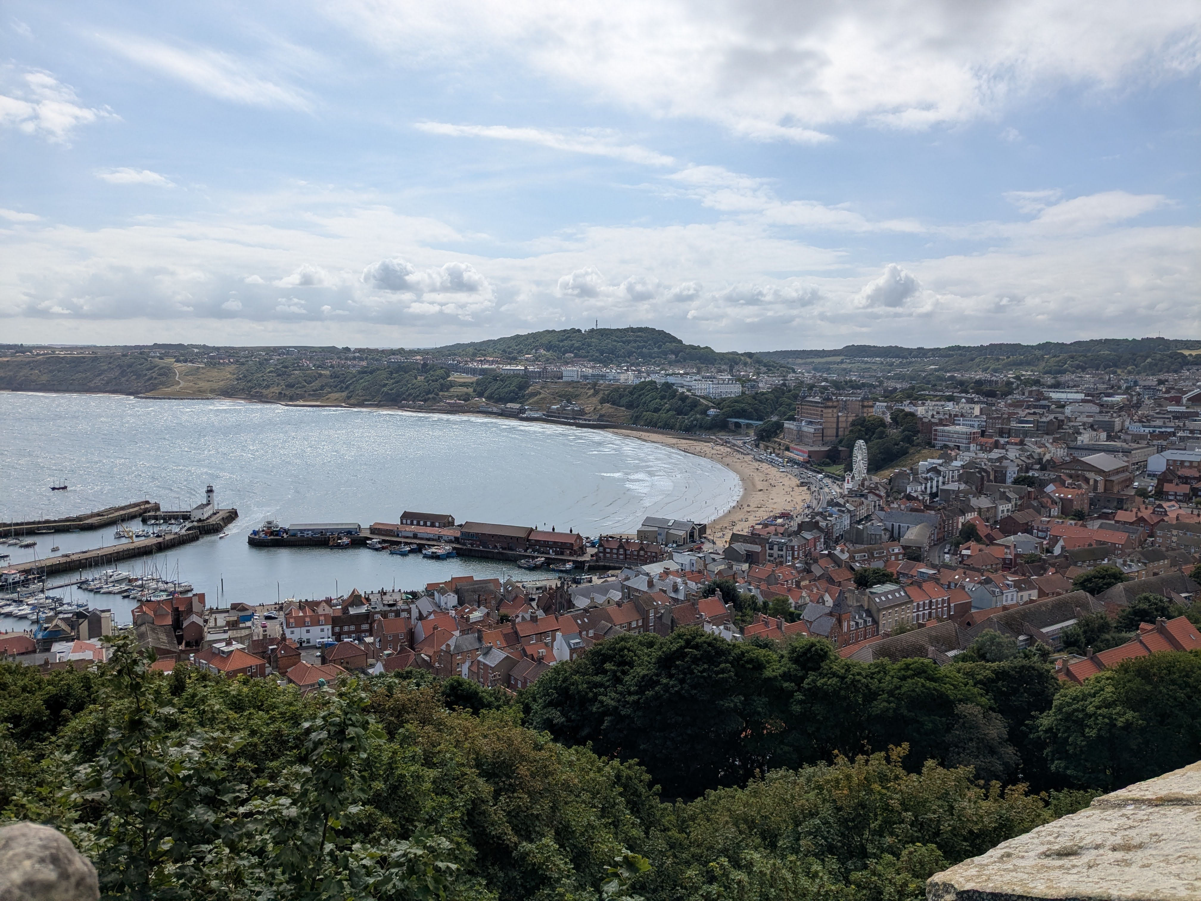 Scarborough Castle - Overlooking The Town