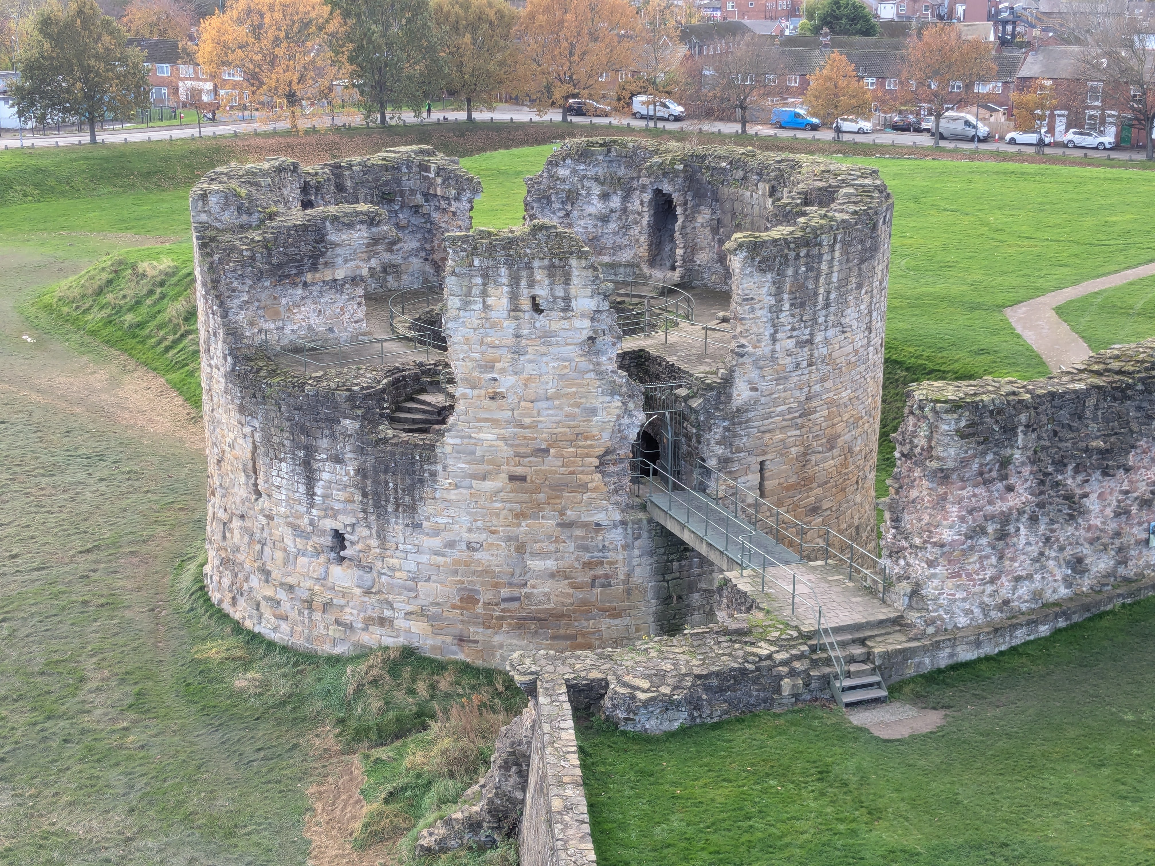Flint Castle - Great Tower - Above
