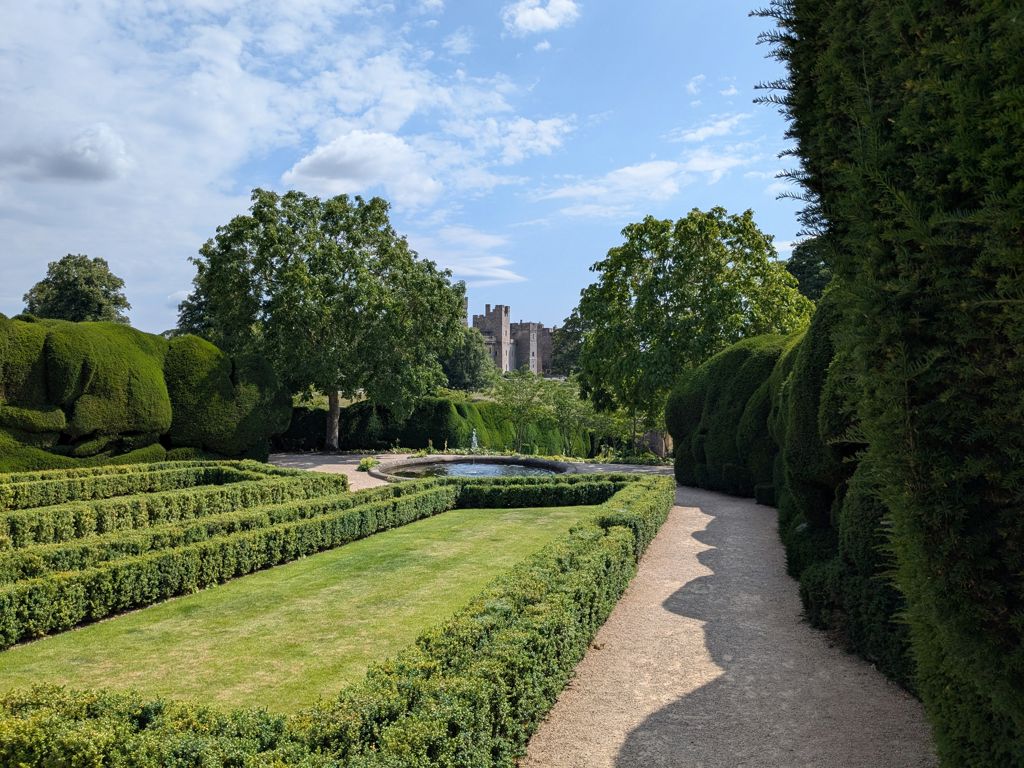 Raby Castle - Walled Gardens - Central Garden