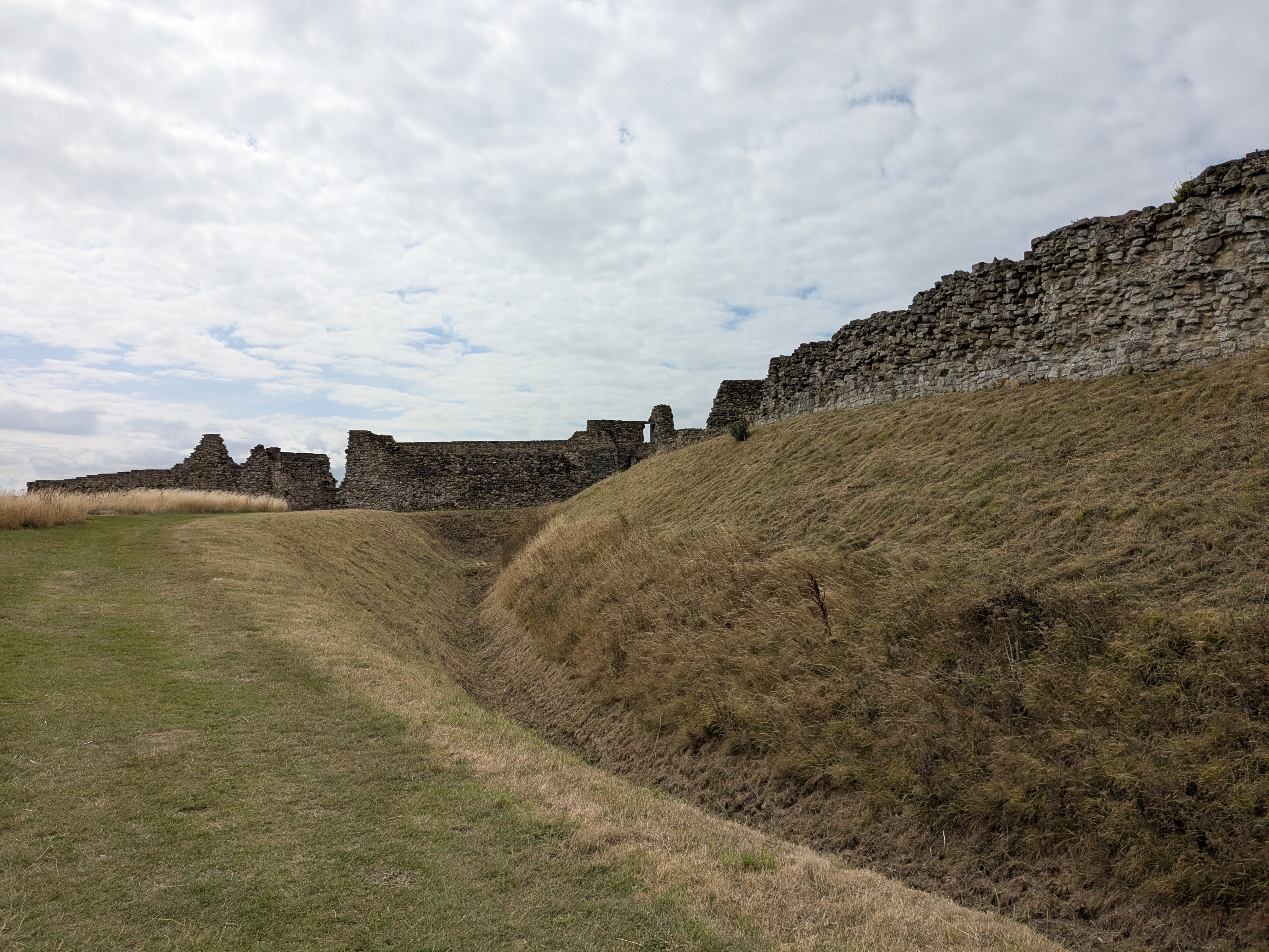 Scarborough Castle - Earthworks