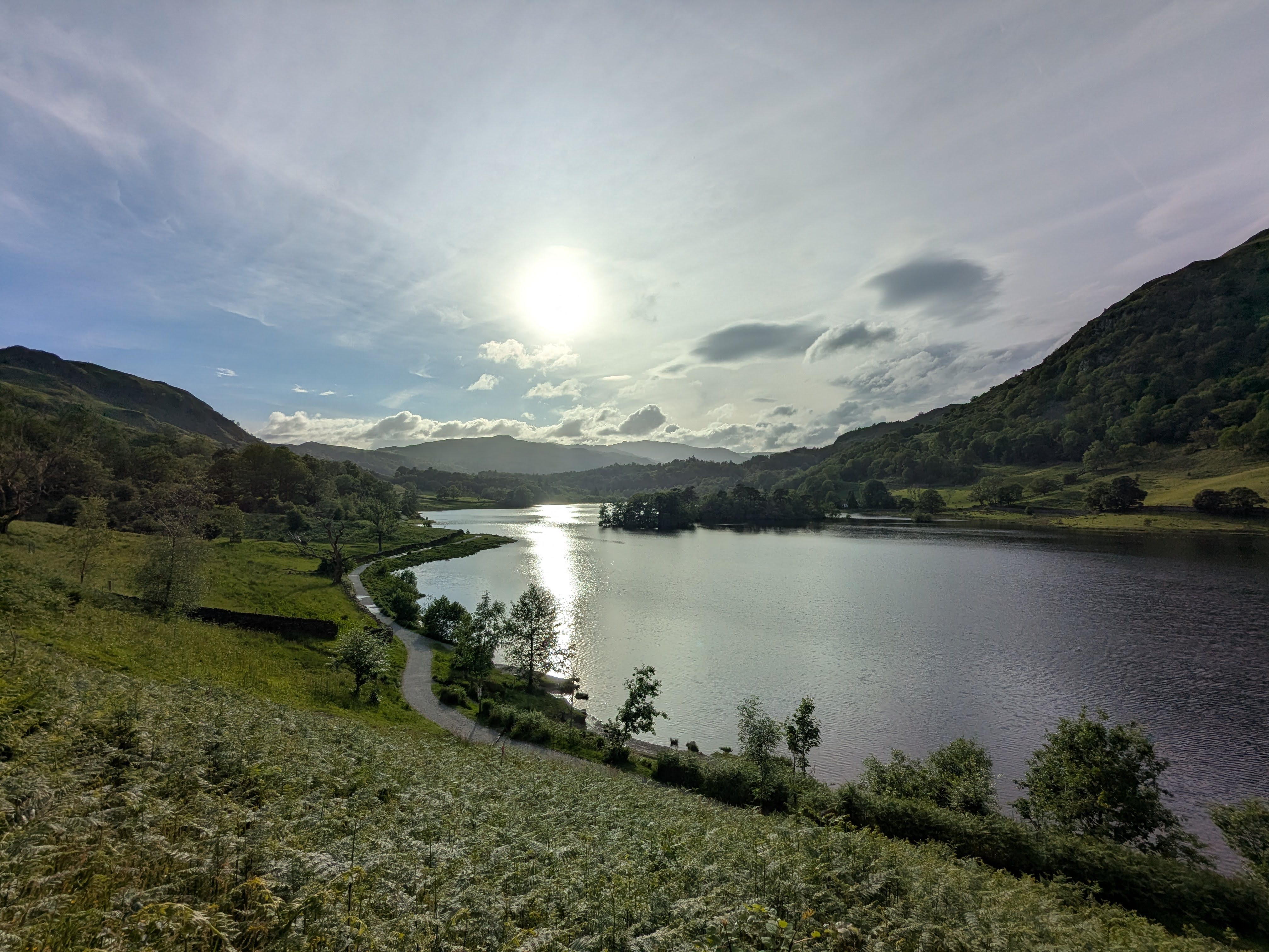Loughrigg Fell - Rydal Water - Sunset