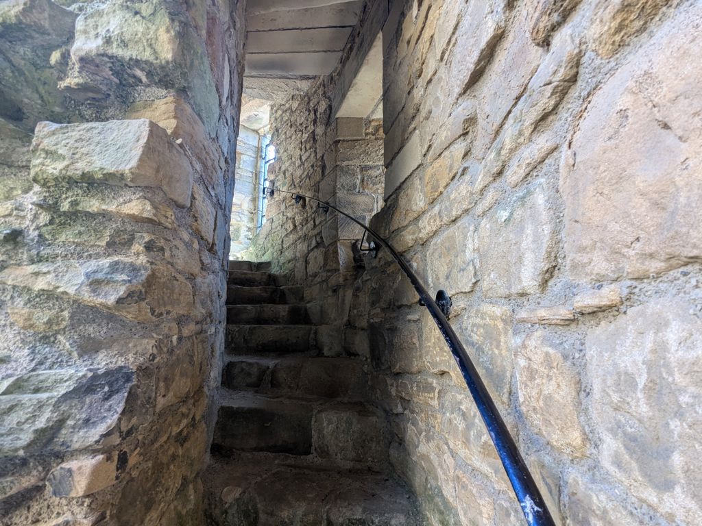 Barnard Castle - Round Tower - Stairs