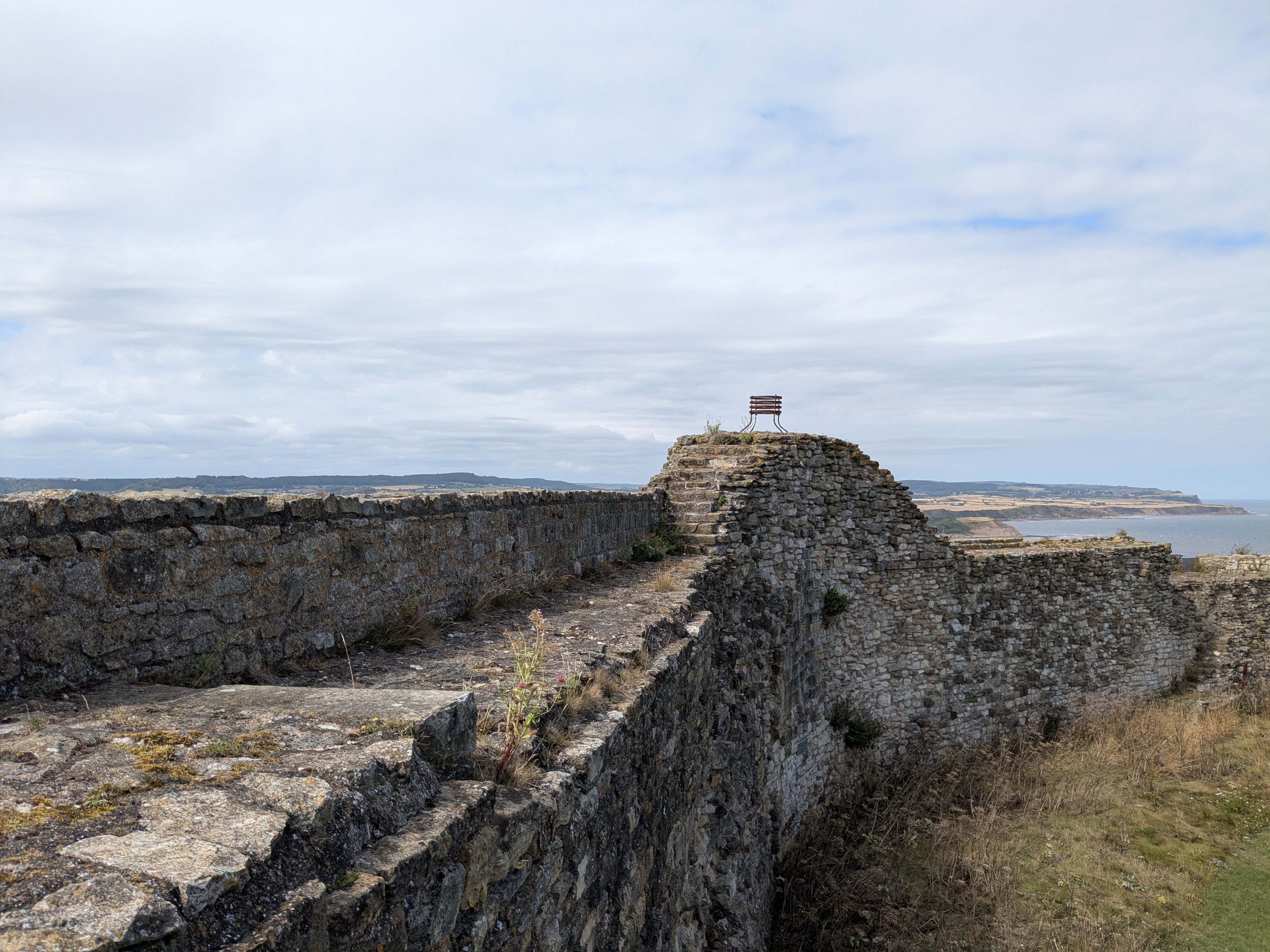 Scarborough Castle - Curtain Wall