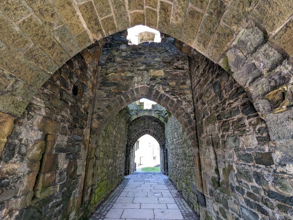 Harlech Castle - Gatehouse - Inside