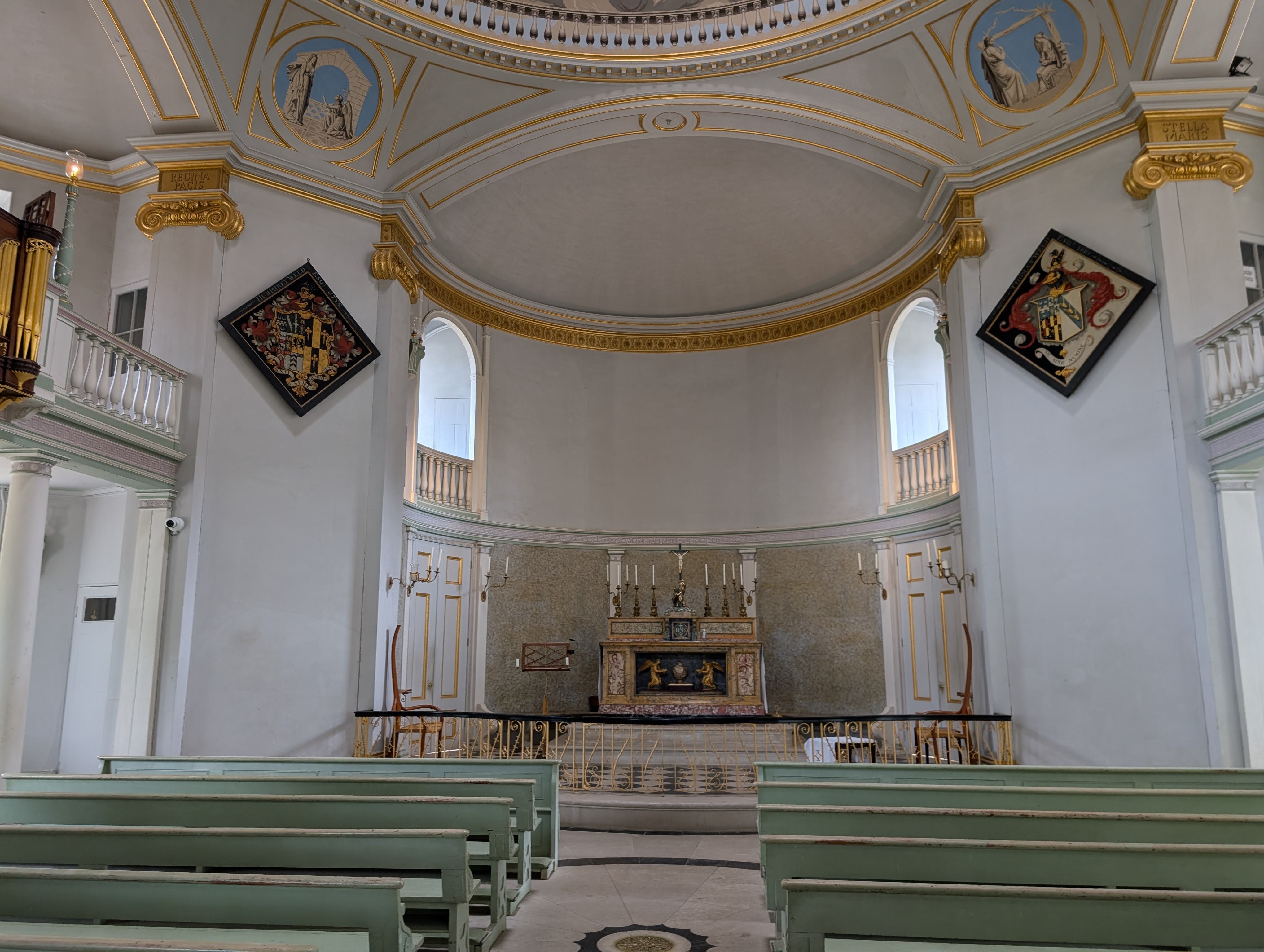 Lulworth Castle - St Mary's Chapel - Inside