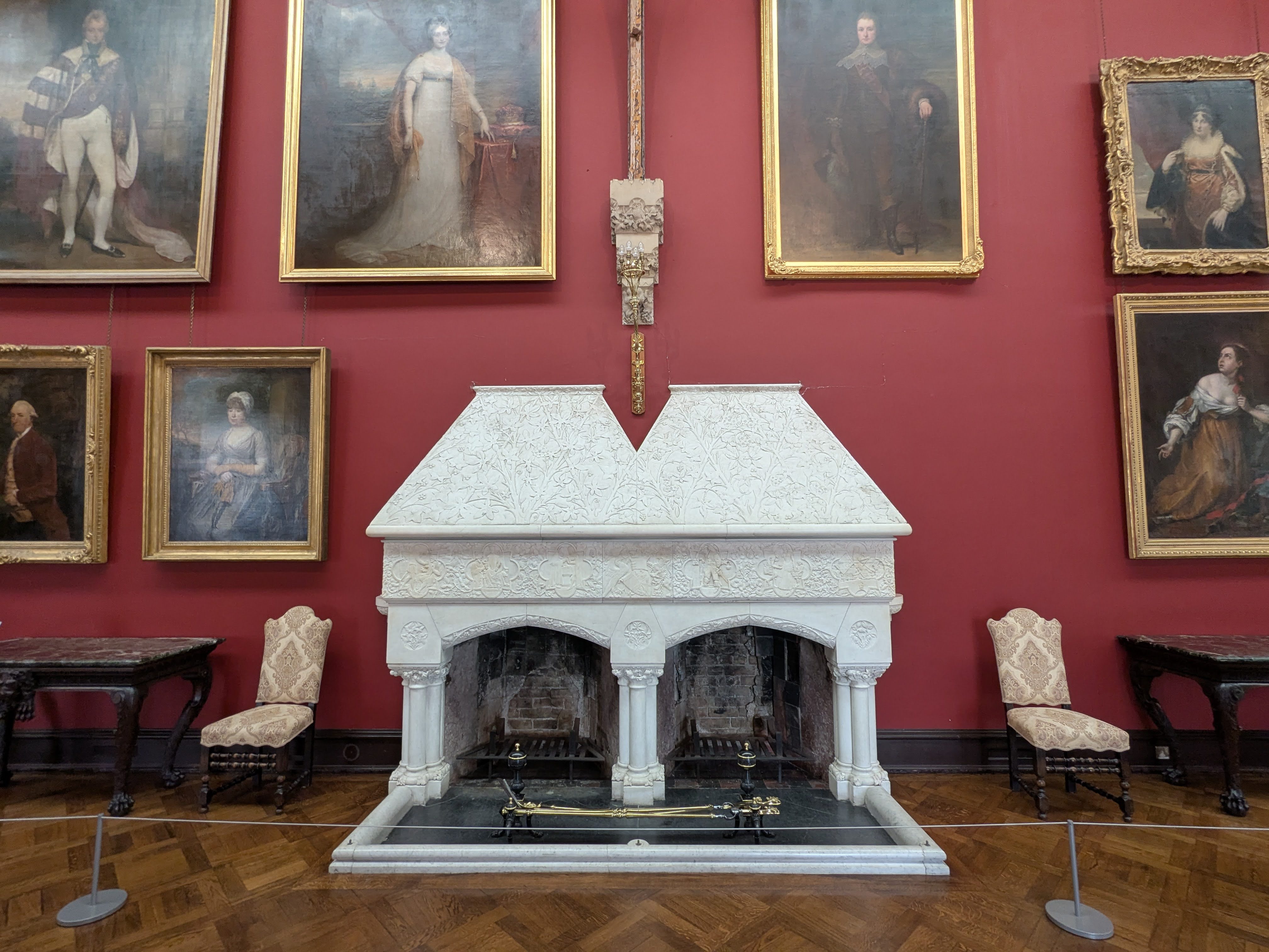 Kilkenny Castle - Picture Gallery - Marble Fireplace
